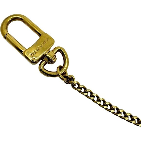Authentic LOUIS VUITTON Chenenne Anocle key ring M58021 Gold Metallic #36635391 - Picture 4 of 8